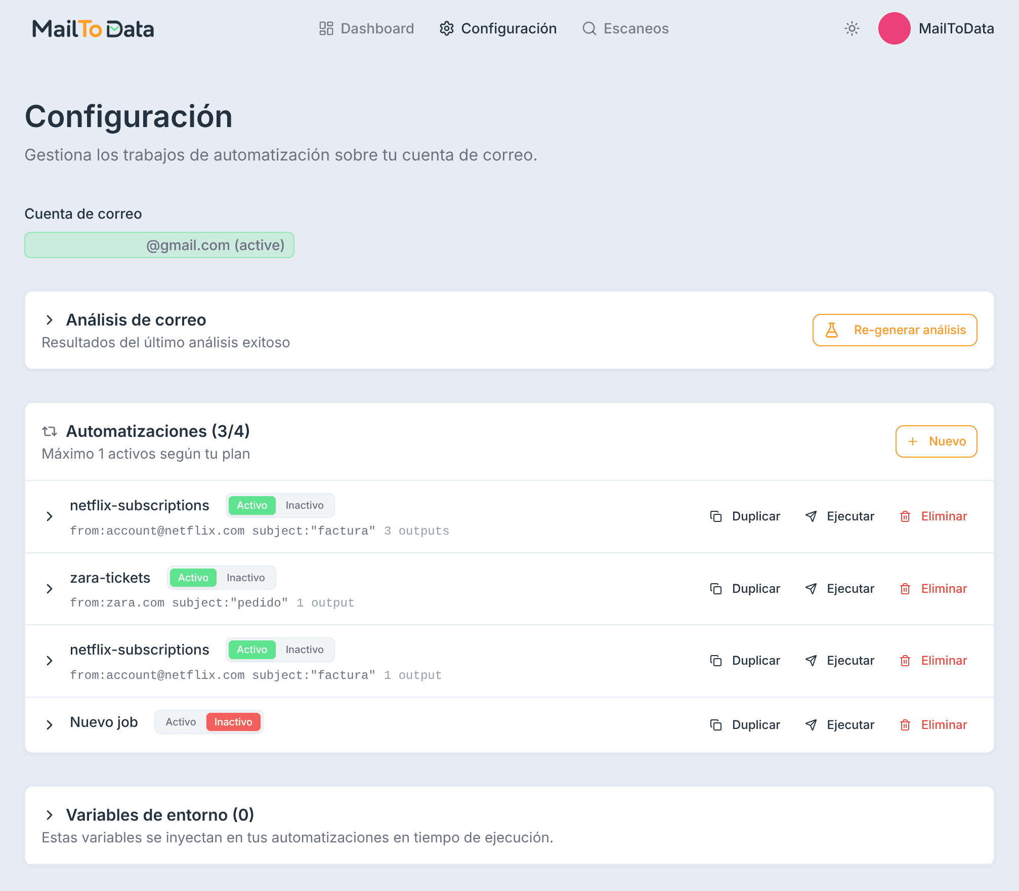Dashboard preview